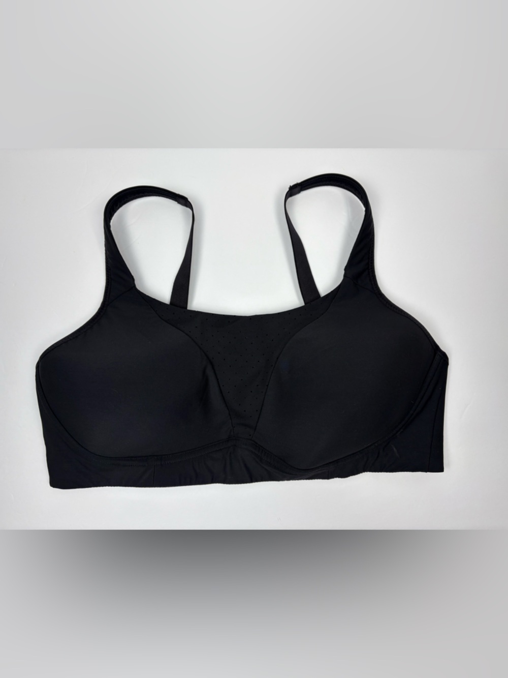 Lululemon Black Sports Bra Perforated High Support Size 38D